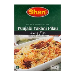 Shan Punjabi Yakhni Pilau Recipe & Seasoning Mix 50gm