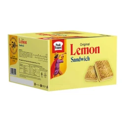 Peek Freans Lemon Sandwich 16 Snack Packs Box