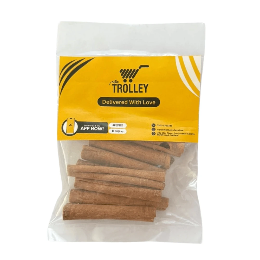 Imported Dar Cheni (Cinnamon Sticks) 50gm (دارچینی)