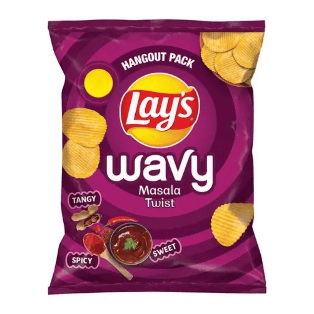 Lays Wavy Masala Twist Rs: 50