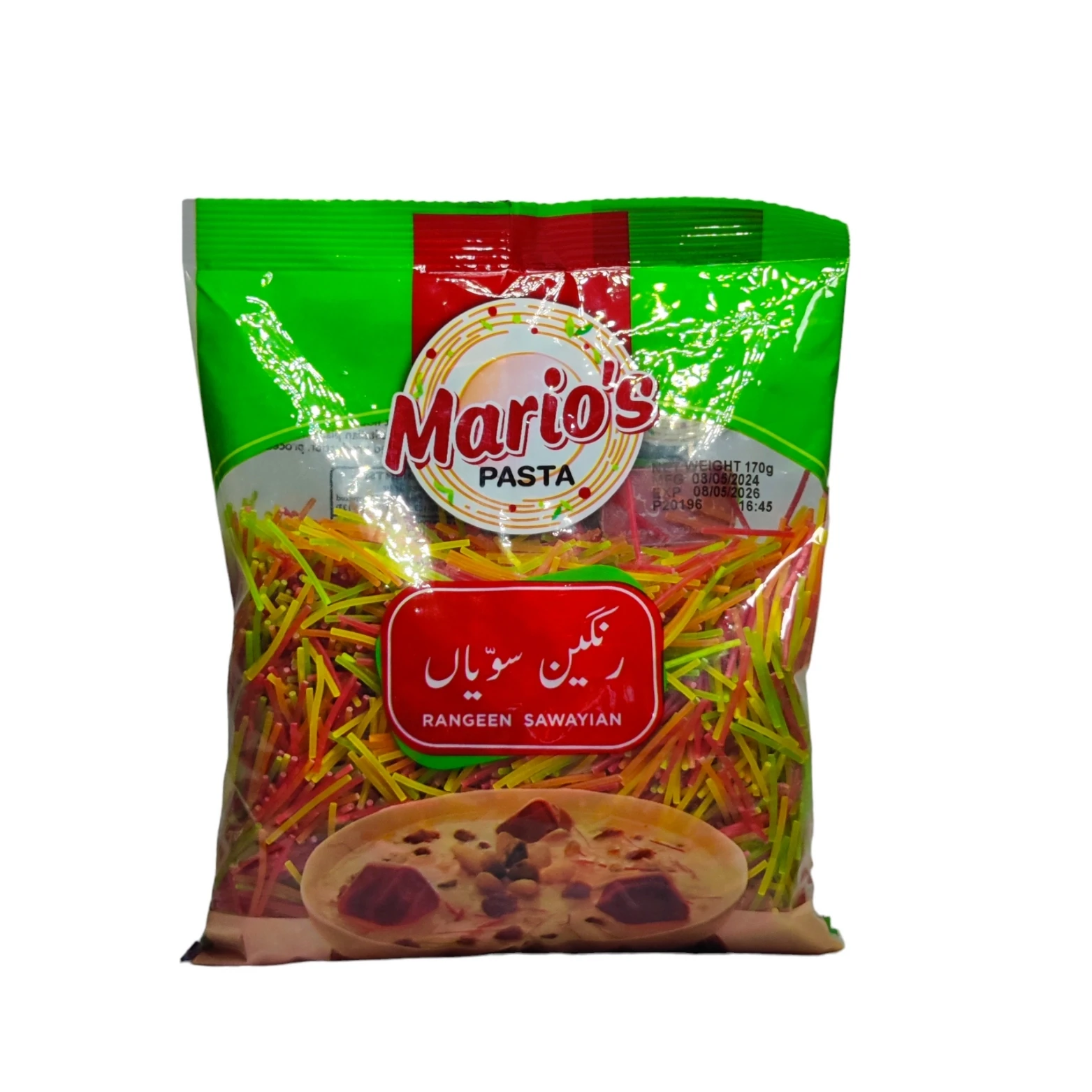 Mario Rangeen Vermicelli 340gm Pouch