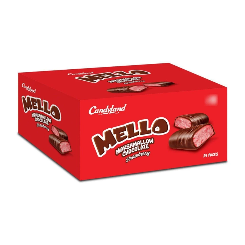 Candyland Mello Marshmallow Chocolate Strawberry 24-Pcs Box