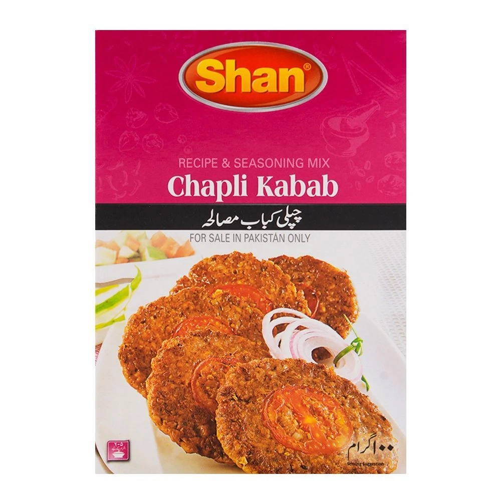 Shan Chapli Kabab Recipe & Seasoning Mix 100gm