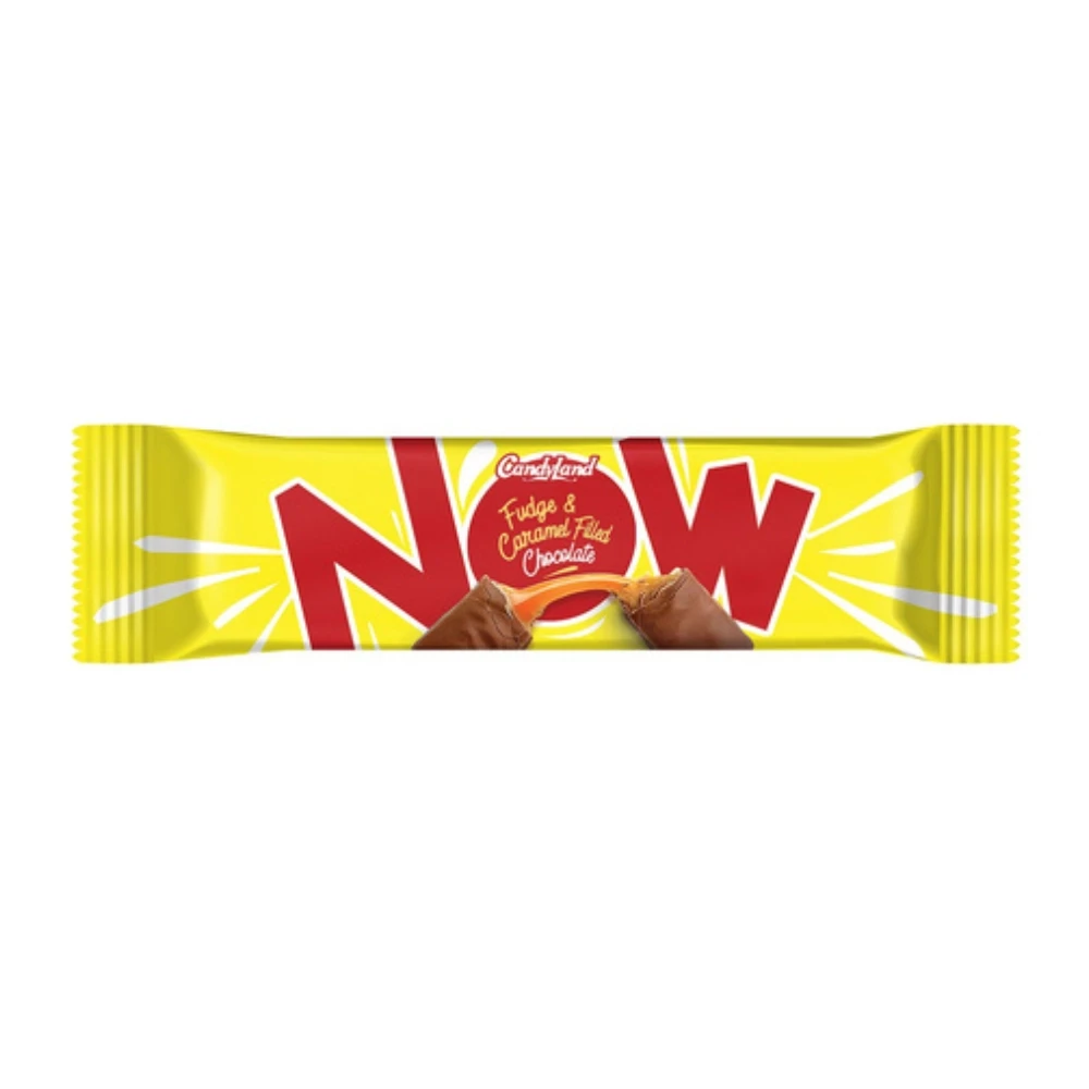 Candyland Now Fudge & Caramel Filled Chocolate Rs.50