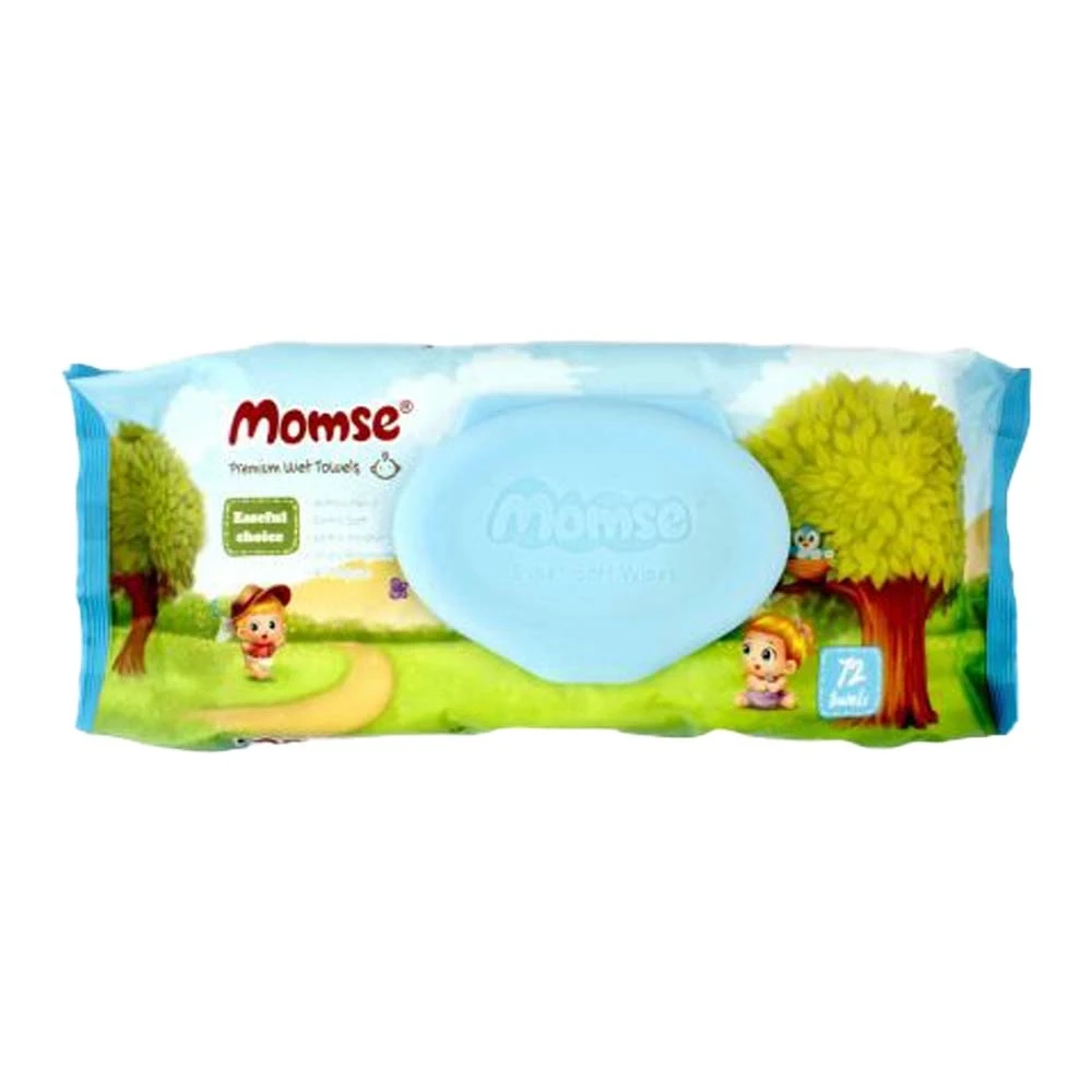 Momse Antibacterial Super Soft Wipes 72-Sheets