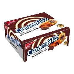 Hilal Creamfillz Golden Cake with Chocolate Cream 10 Cakes Box