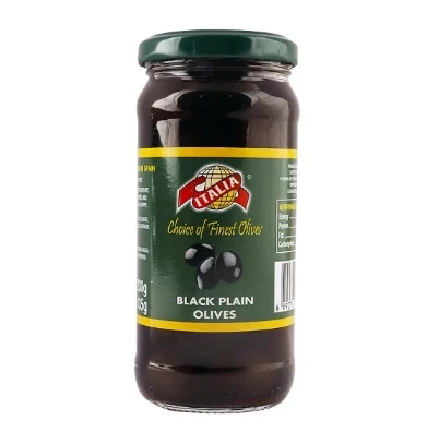 Italia Plain Black Olives 230/135g
