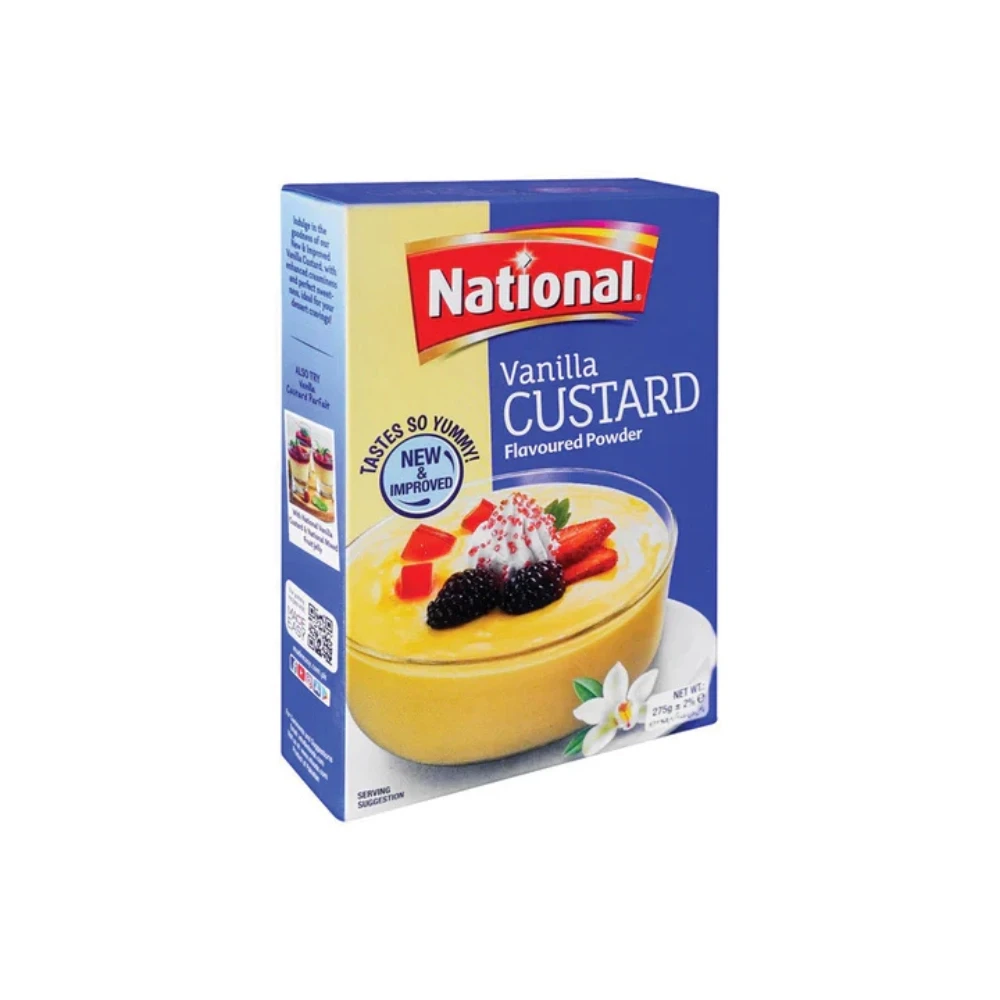 National Custard Vanilla Flavoured Powder 275gm