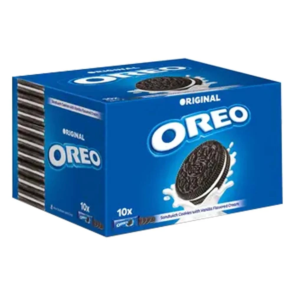 Oreo Vanilla Cream Biscuits 8 Packs Box