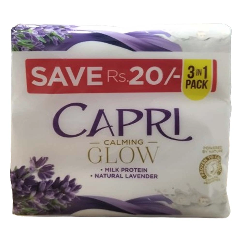 Capri Calming Glow Soap 3 in 1 Family Pack 120gm