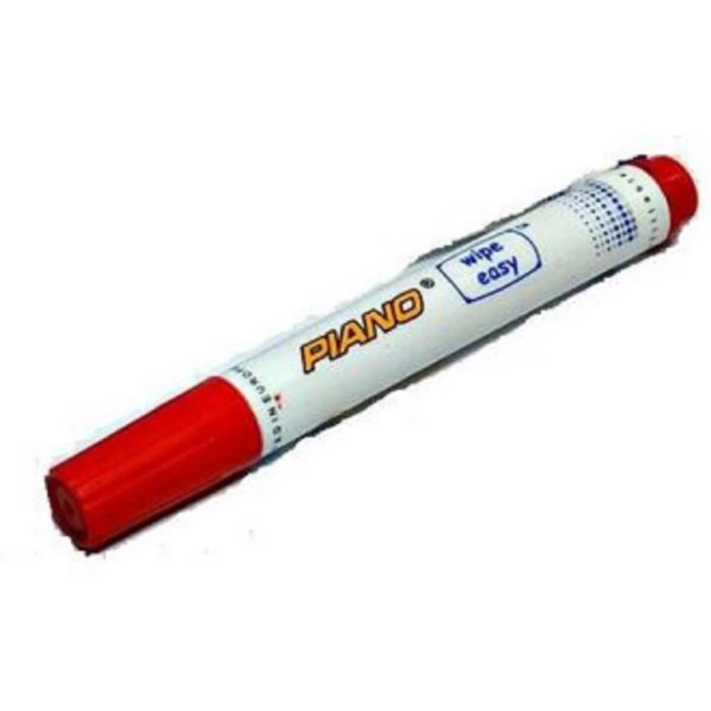 Piano Wipe Easy Deluxe Whiteboard Marker Red