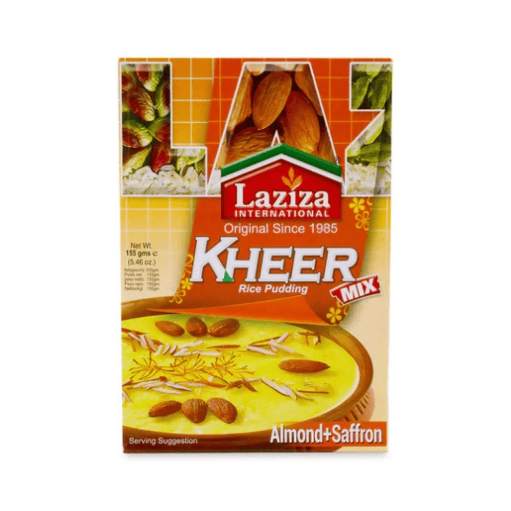 Laziza Kheer Mix Almond + Saffron 155g