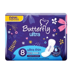 Butterfly Ultra Ultra Thin Long Pads 8-Pads