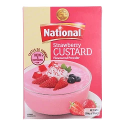 National Strawberry Custard Powder 275gm