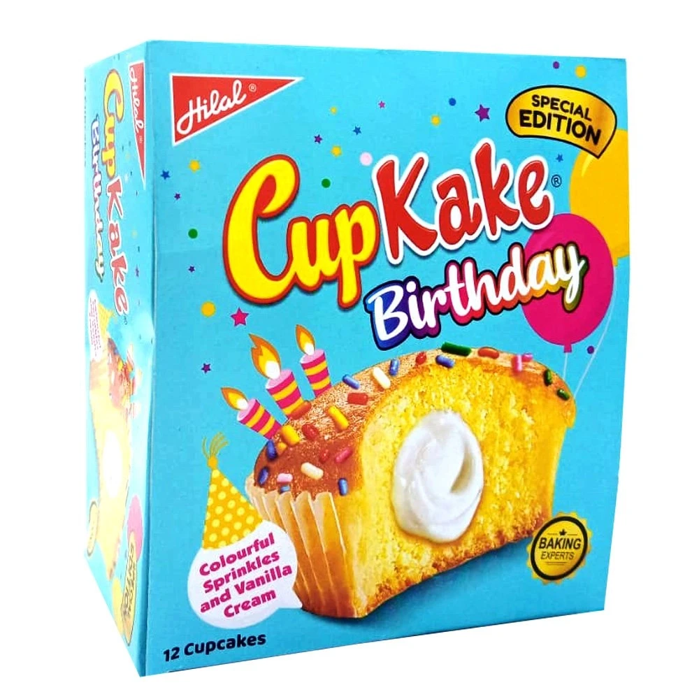 Hilal Cup Kake Birthday 12 Packs Box