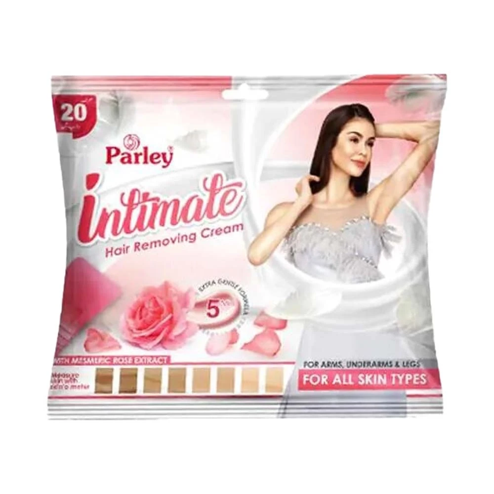 Parley Intimate Hair Removing Cream with Mesmeric Rose Extract For All Skin Types Sachet