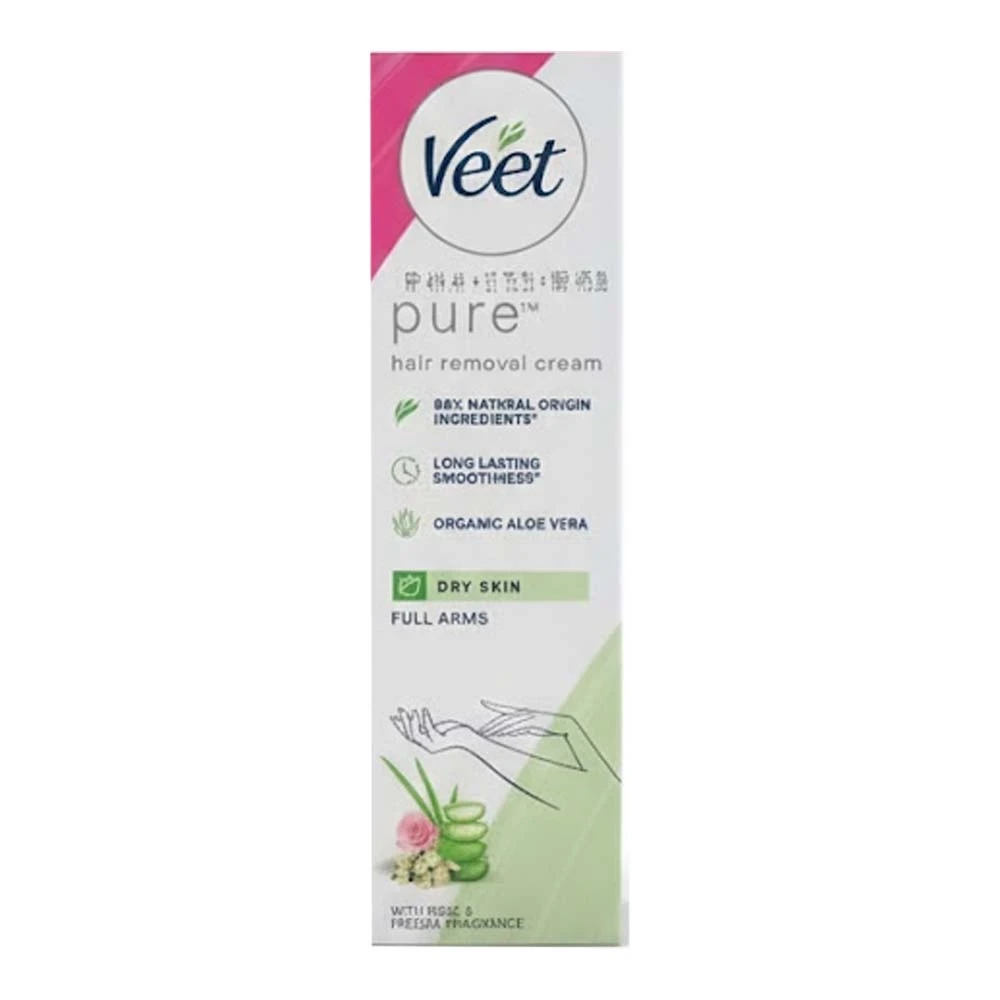 Veet Pure Hair Removal Cream for Dry Skin Full Arms 63gm
