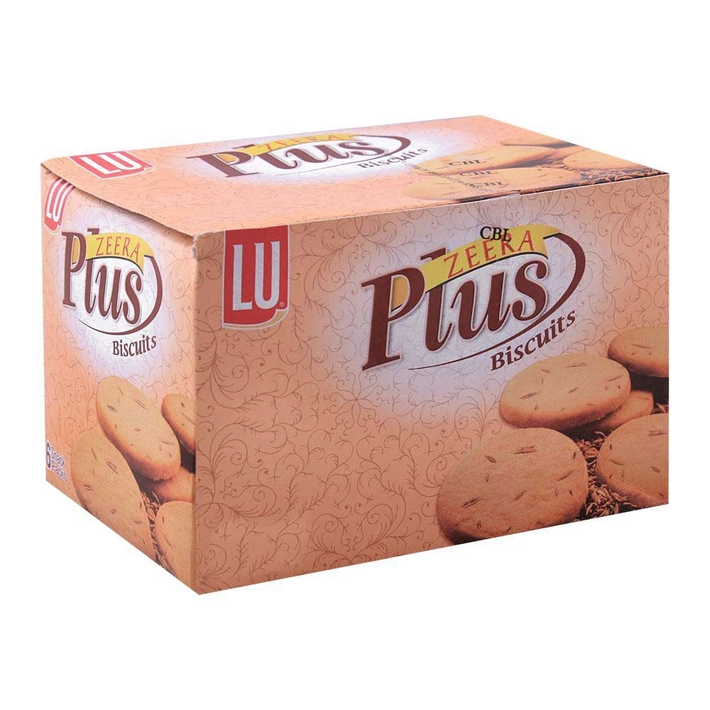 LU Zeera Plus Biscuits 8 Snack Packs Box