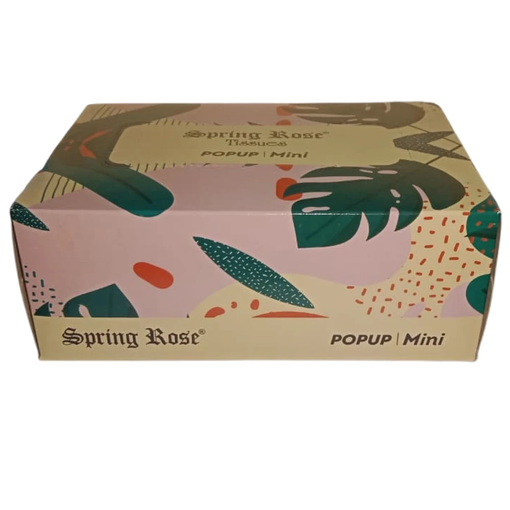 Jasmine Spring Rose Tissues Pop-Up Mini Assorted