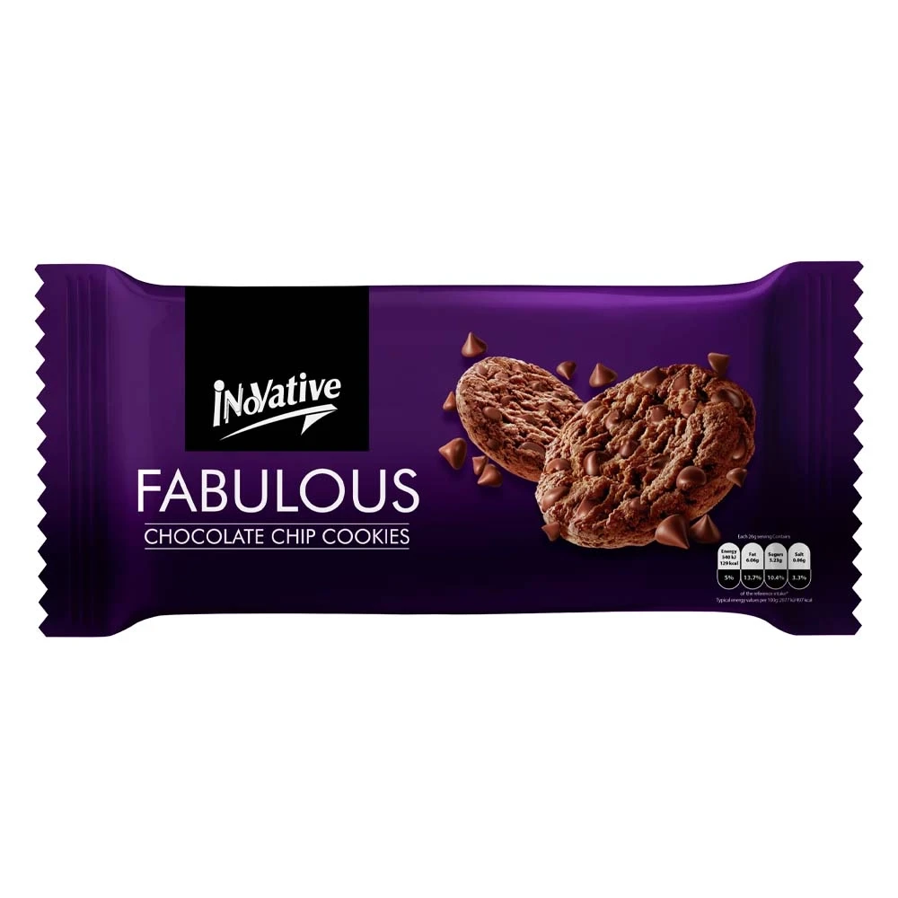 Inovative Fabulous Chocolate Chip Cookies 10+1 Packs Box
