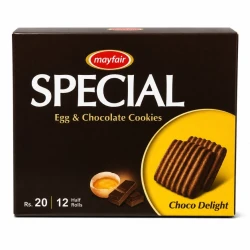 Mayfair Special Egg & Chocolate Cookies 12 Half Rolls Box