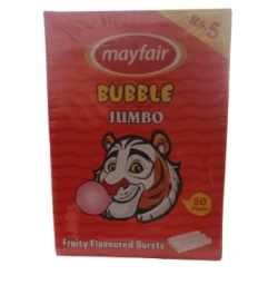 Mayfair Bubble Jumbo Fruity Flavoured Bursts 50 Pcs