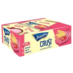 Inovative Crust Crispy Strawberry Wafers 12 Munch Packs Box