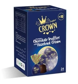 Candyland Crown Premium Chocolate Truffles with Hazelnut Cream 24 Pcs Box Rs 10