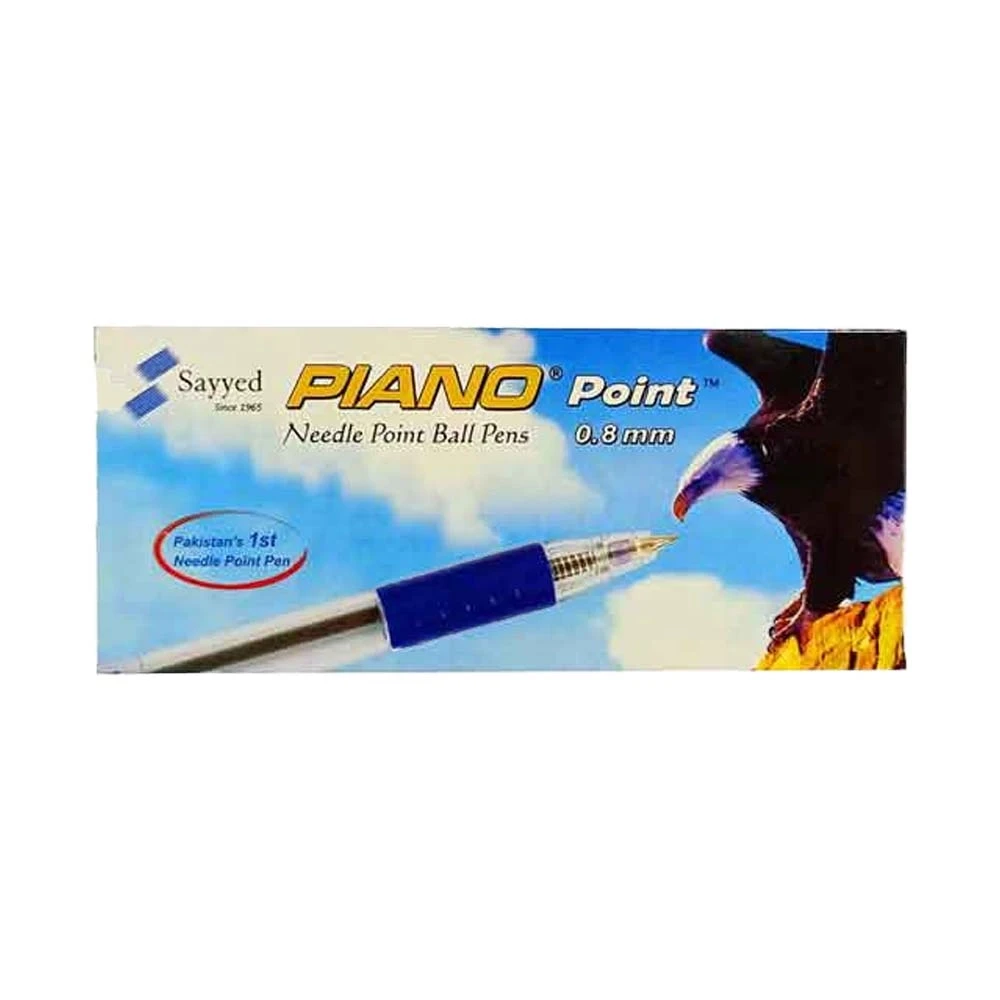 Piano Point Needle Point Ball Pens Blue 10 Pens
