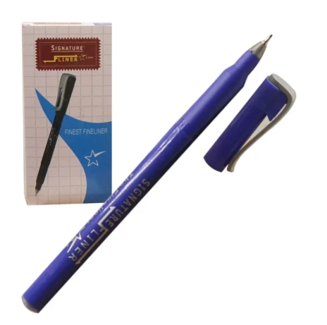 Signature Fineliner Blue 10 Pcs