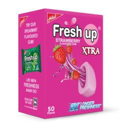 Hilal Fresh Up Strawberry Xtra Long Freshness 50 Pcs