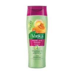 Dabur Vatika Honey and Egg Repair and Restore Shampoo for Damaged, Split Hair 185ml