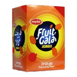 Mayfair Fruit Gala Jumbo Orange Flavoured Chew 100-Pcs Box
