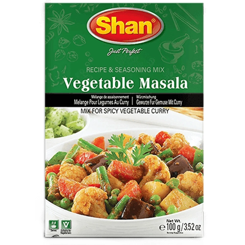Shan Vegetable Masala Recipe & Seasoning Mix 100gm