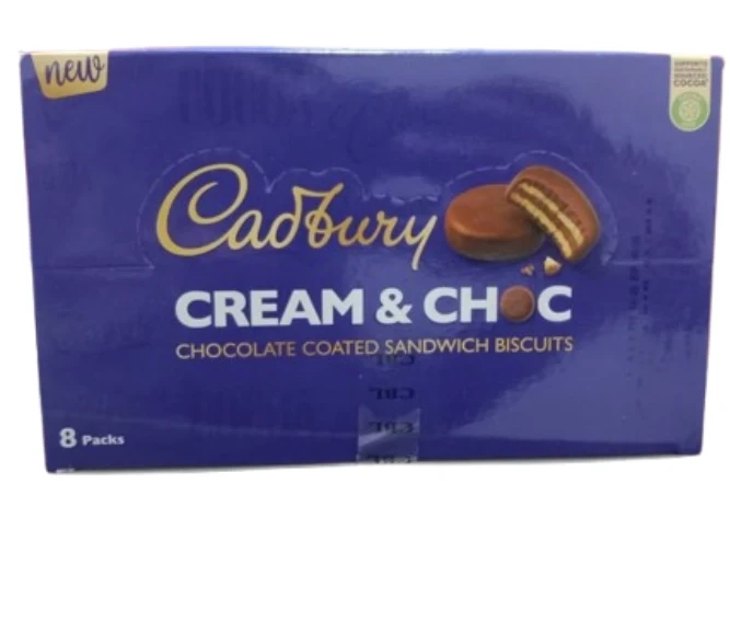 Cadbury Cream & Choc Biscuit 8 Packs