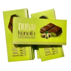 Dubai Kunafa Chocolate With Pistachio 100gm (1 Pcs)