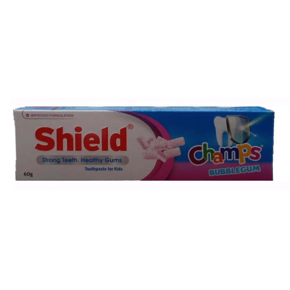 Shield Champs Bubble Gum Toothpaste for Kids 60gm