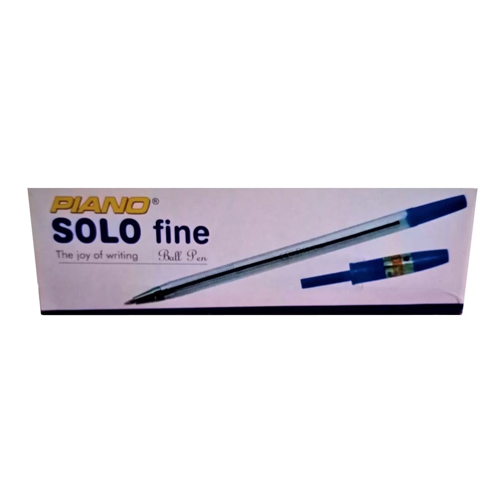 Piano Solo Fine Ball Pen Blue 10 Pens