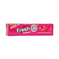 Hilal Fresh Up Strawberry Center Filled Bubble Gum Stick