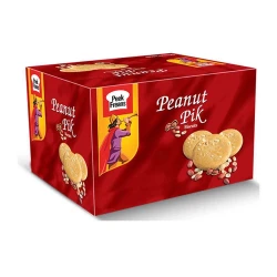 Peek Freans Peanut Pik Biscuits With Crunchy Peanuts 16 Snack Packs Box