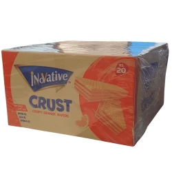 Inovative Crust Orange Wafers 12 Packs Box Rs 20