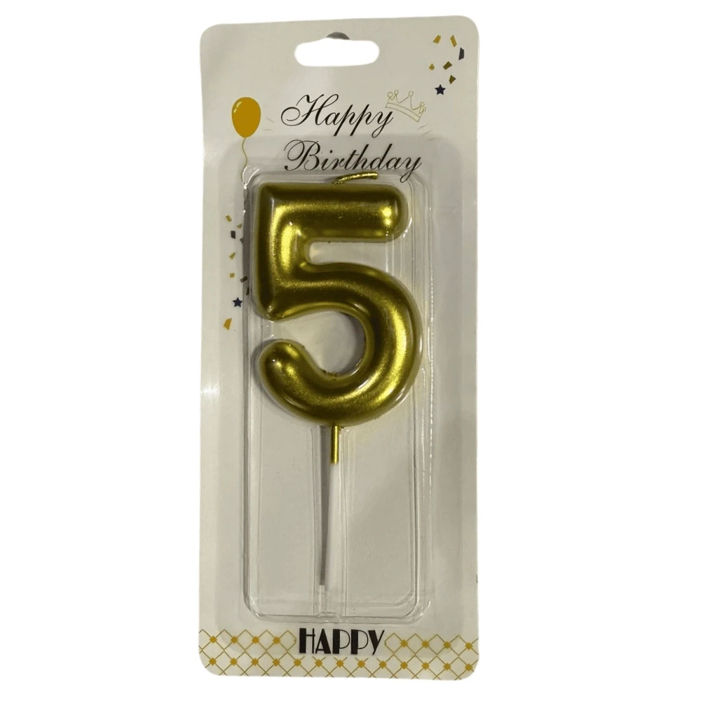 Happy Birthday Numbring Candles #5