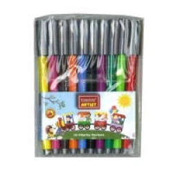 Signature Artist 10 Fibertip Markers Colors Pack