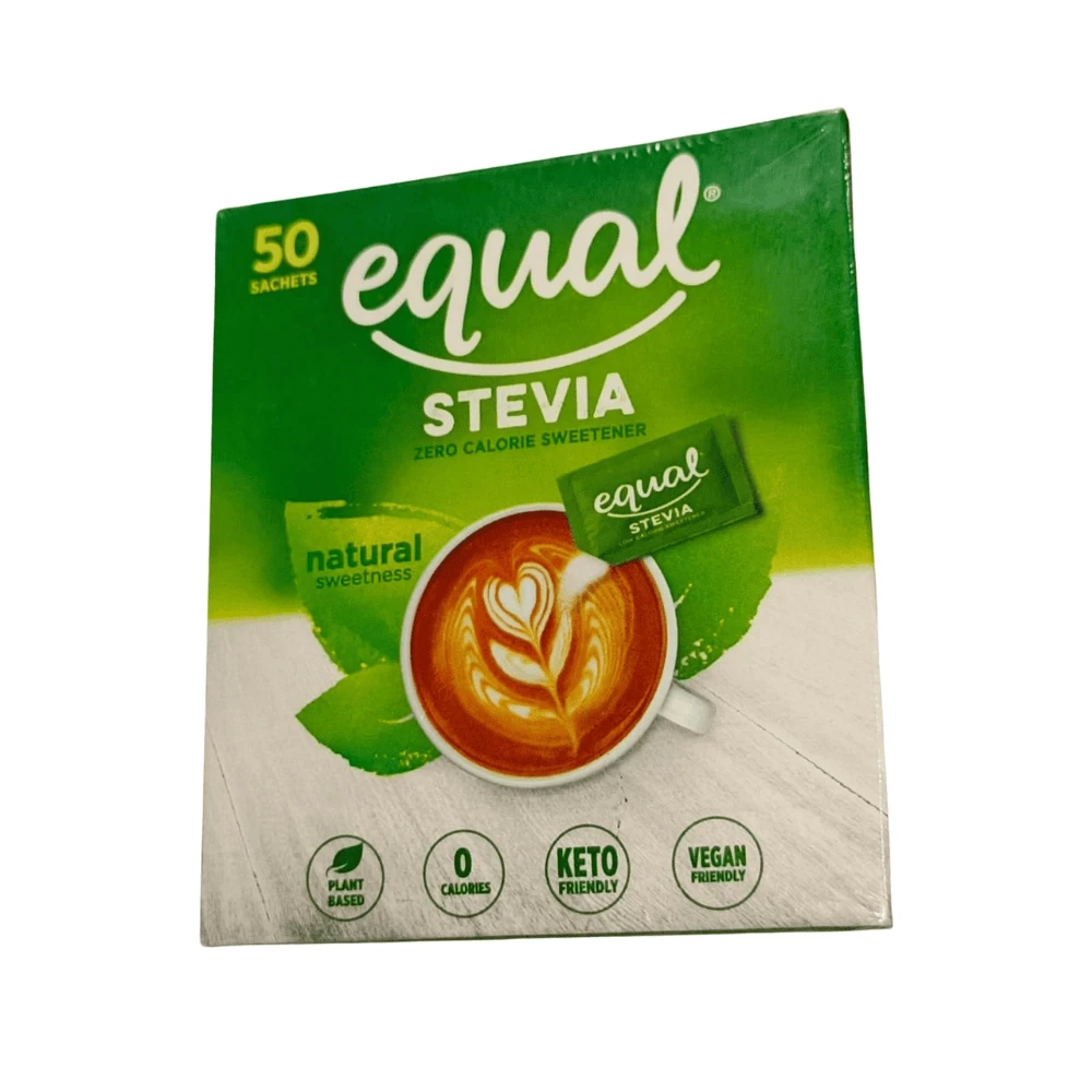 Equal Stevia Zero Calorie Sweetener 50-Sachets