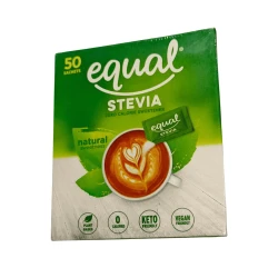 Equal Stevia Zero Calorie Sweetener 50-Sachets