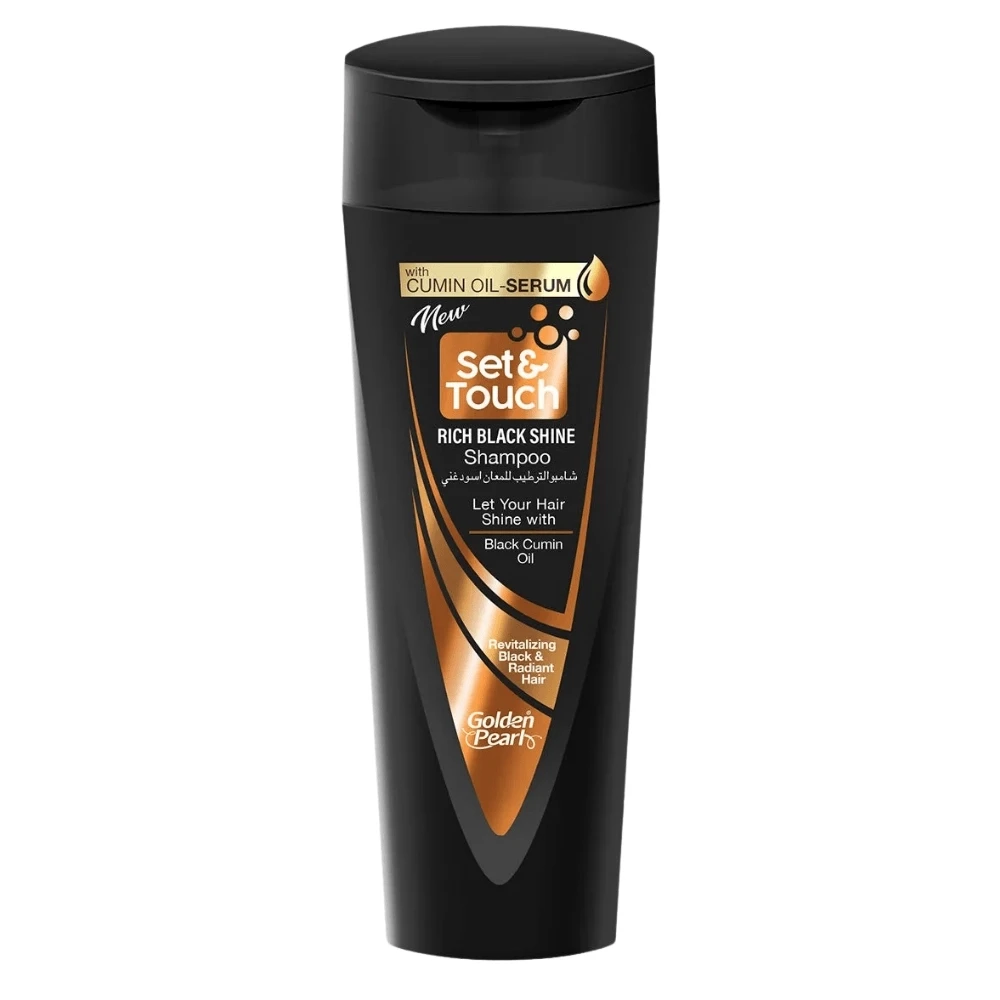 Golden Pearl Set & Touch Rich Black Shine Shampoo 360ml