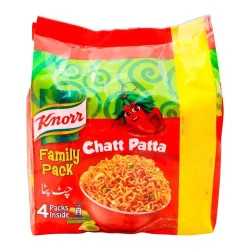 Knorr Instant Noodles Family Pack Chatt Patta (50gmX4 Packs)