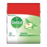 Dettol Soothe Antibacterial Bar Soap 4 in 1 Pack 110gm