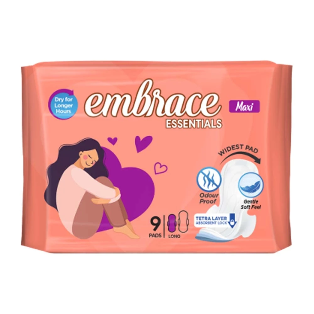 Embrace Essentials Maxi Long Pads 9-Pads