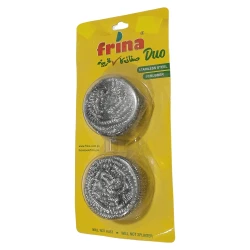 Frina Stainless Steel Scrubber Duo